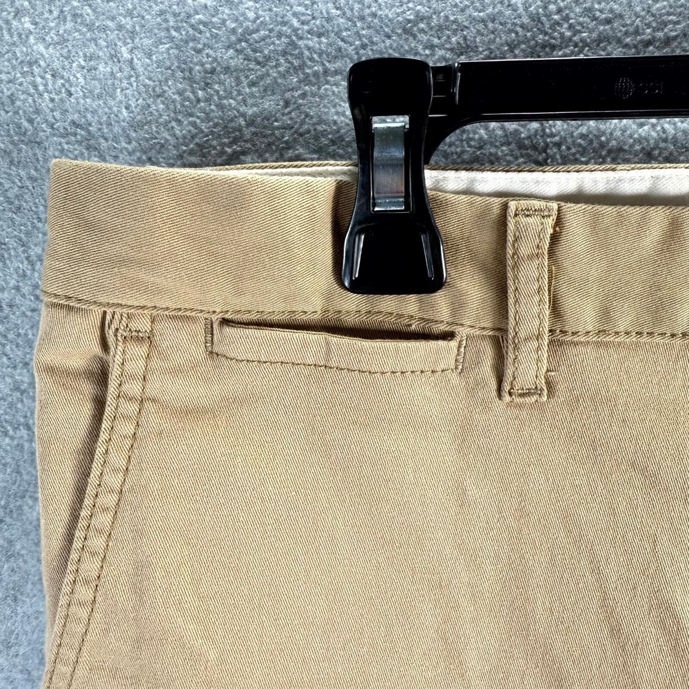 Lacoste Gabardine Shorts Men's 36 Beige Slim Fit Slash Pockets Mid-Rise Outdoor - Picture 7 of 16